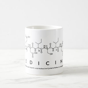 Medizinpeptid-Wort-Tasse Kaffeetasse