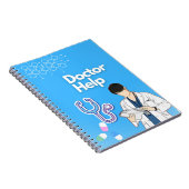 Medizinplaner | Daily Planner l Notebook Notizblock (Rechte Seite)