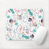 Medizinprodukte in Aquarellfarben Mousepad (Mit Mouse)