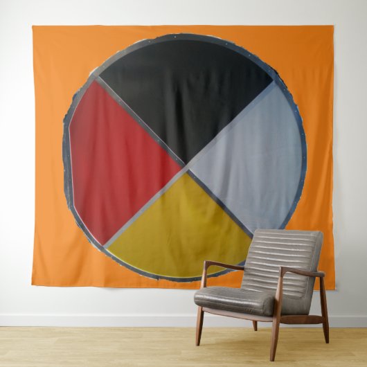 Medizinrad Extra Large Tapestry Wandteppich (Beispiel (Horizontal))