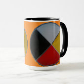 Medizinrad Große Combo-Tasse Tasse (VorderseiteRechts)