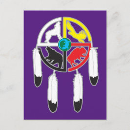 Medizinrad Postkarte