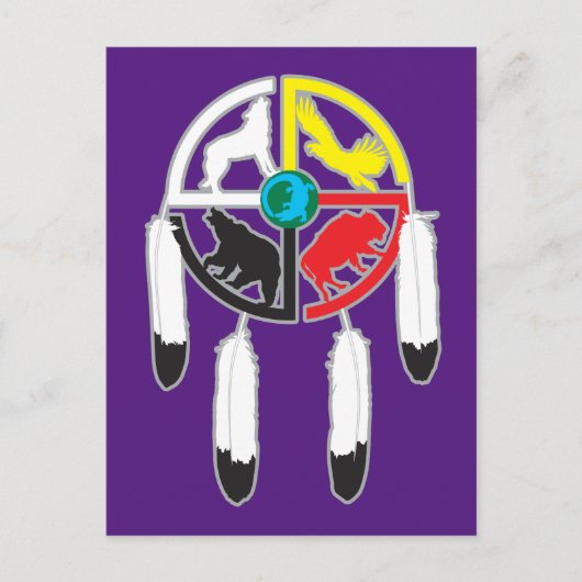 Medizinrad Postkarte (Vorderseite)