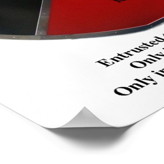 Medizinrad Worte 30x40cm Poster (Ecke)