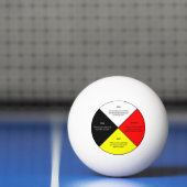 Medizinrad-Wörter Ping Pong Ball Tischtennisball (Netto)