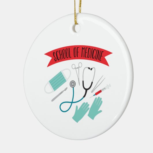 Medizinschule Keramik Ornament (Links)