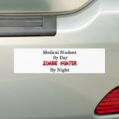Medizinstudent-/Zombie-Jäger Autoaufkleber (Auf Auto)