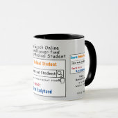 Medizinstudenten Funny Best Search Tasse (VorderseiteRechts)