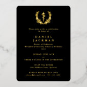 Medizinstudischer Abschluss Folieneinladung (Vorderseite)