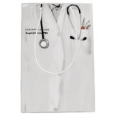 Medizinstudium Abschluss Mittlere Geschenktasche Geschenktüte (Vorderseite)
