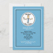 Medizinstudium Funny für Ihm blauen Abschluss Einladung (Vorderseite)