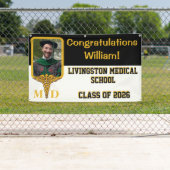 Medizinstudium für Schwarz/Gold-Abschluss Banner (Insitu)
