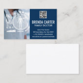 Medizintechnik | QR-Prüfcode | Arzt Visitenkarte (Vorne/Hinten)