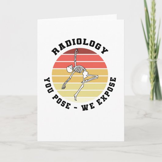 Medizintechniker Radiologe Röntgenforscherin Karte (Vorderseite)