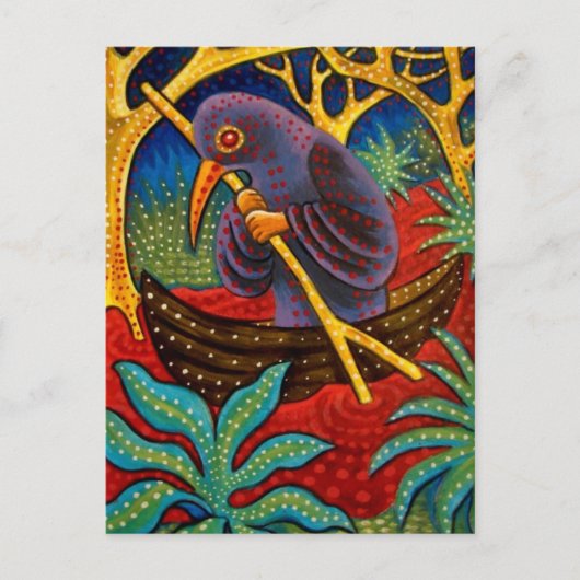 Medizinvogel Postkarte (Vorderseite)