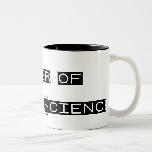 Medizinwissenschaft Zweifarbige Tasse (Rechts)