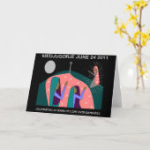 MEDJUGORJE 30-JÄHRIGER JAHRESTAG KARTE (Gelbe Blume)