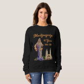 Medjugorje 41 Jahre Statue unserer Dame Königin vo Sweatshirt (Vorne ganz)
