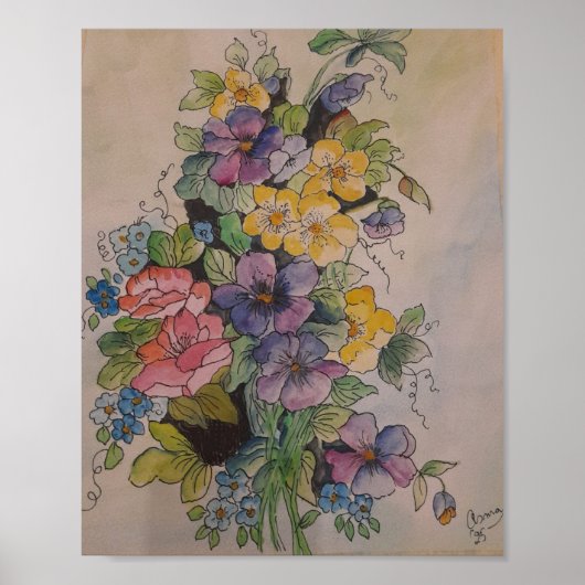 Medley of Flowers Poster (Vorne)