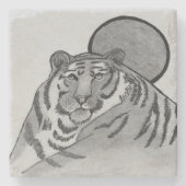 Medlin Wildlife "Tiger" Serie Steinuntersetzer (Vorderseite)