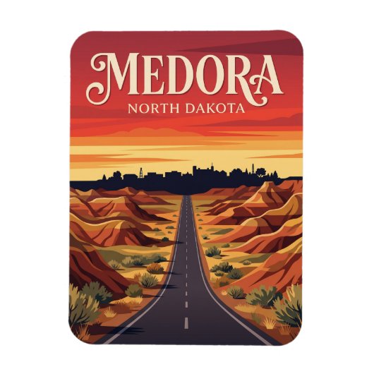 Medora USA Magnet (Vertikal)