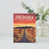 Medora USA Postkarte (Stehend Vorderseite)