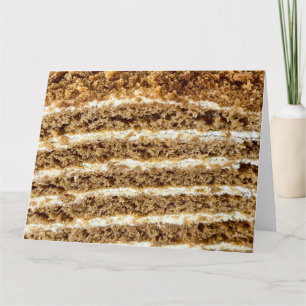 Medovik Honey Cake Abstrakt Karte