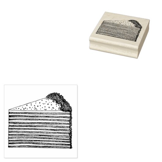 Medovik Medivnyk Russisch Ukrainisches Honey Cake Gummistempel (Stempel)