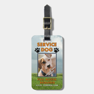 Medowland Service-HundeFoto Identifikation Gepäckanhänger