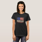 MEDRANO Nachname Shirt MEDRANO Name American Flag (Vorne ganz)