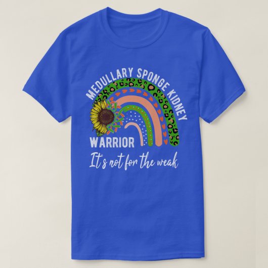 Medullary Sponge Kidney shirts, awareness shirts  (Design vorne)