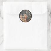 Medusa 1895 runder aufkleber (Tasche)