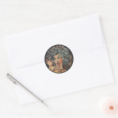 Medusa 1895 runder aufkleber (Umschlag)