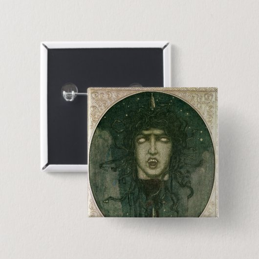 Medusa, 1919 button (Vorne & Hinten)
