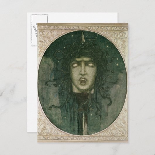 Medusa, 1919 postkarte (Vorne/Hinten)