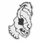 Medusa 8MMHeads Diecut 2025 Horror Book Awaynowe Aufkleber (Vorderseite)