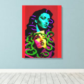 Medusa abgelenkt leinwanddruck (Insitu (Holzboden))