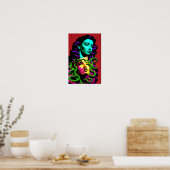 Medusa abgelenkt poster (Küche)