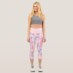 Medusa altes Griechenland Ästhetik pink Capri Leggings