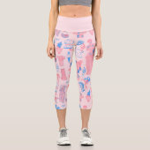 Medusa antiken griechischen ästhetischen rosa capri leggings (Vorderseite)
