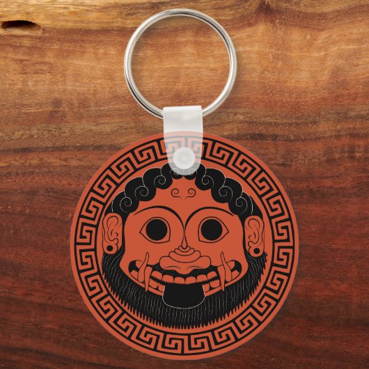 Medusa Apotropaia Alte Griechische Kunst Schlüsselanhänger (Vorderseite)