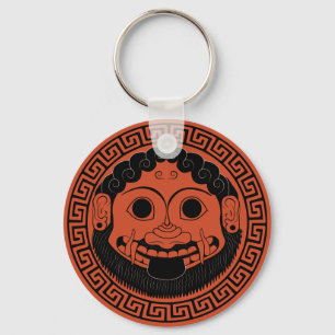 Medusa Apotropaic Altgriechische-Kunst Schlüsselanhänger