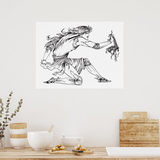 Medusa Aubrey Beardsley Poster (Küche)