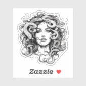 Medusa Aufkleber (Blatt)