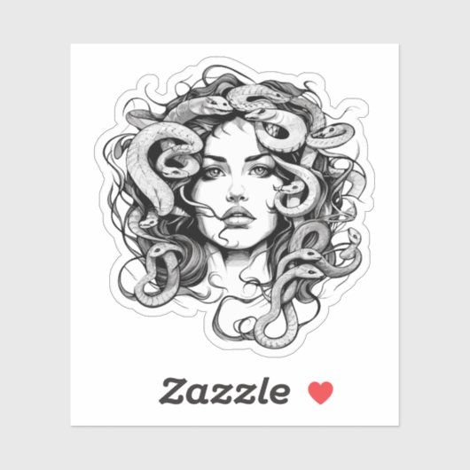 Medusa Aufkleber (Blatt)