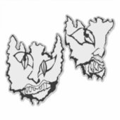 Medusa awaynowe Horror 11MMHeads DoubleHeaded 2025 Aufkleber (Vorderseite)