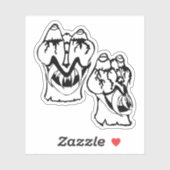 Medusa awaynowe Horror 12MMHeads DoubleHeaded 2025 Aufkleber (Blatt)