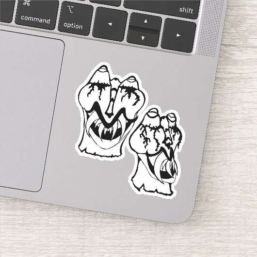 Medusa awaynowe Horror 12MMHeads DoubleHeaded 2025 Aufkleber (Detail)