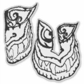 Medusa awaynowe Horror 13MMHeads DoubleHeaded 2025 Aufkleber (Vorderseite)