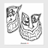 Medusa awaynowe Horror 13MMHeads DoubleHeaded 2025 Aufkleber (Blatt)